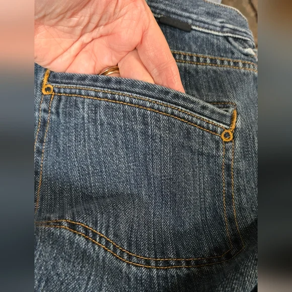 Patagonia organic Classic Denim boot cut Jeans sz8 16"x29" - Picture 12 of 13